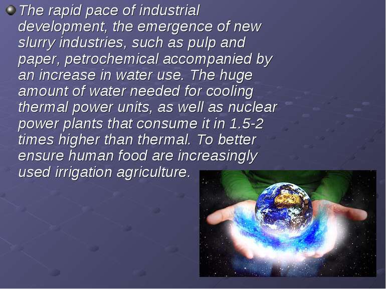 The rapid pace of industrial development, the emergence of new slurry industr...