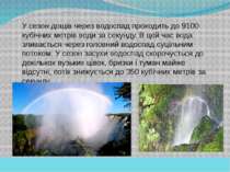 У сезон дощів через водоспад проходить до 9100 кубічних метрів води за секунд...