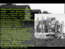 Янівський концентраційний табір — табір примусової праці ,створений нацистськ...
