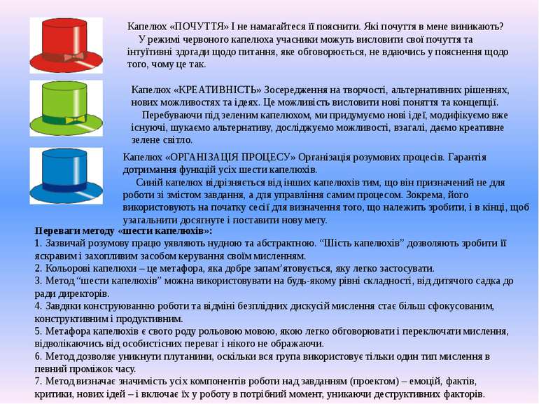 Капелюх «ПОЧУТТЯ» І не намагайтеся її пояснити. Які почуття в мене виникають?...