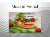 Meat in French