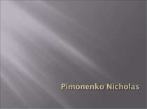 Nicholas Pimonenko (Микола Пимоненко)