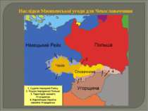 Наслідки Мюнхенської угоди для Чехословаччини