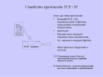 Сімейство протоколів TCP / IP Існує два типи протоколів: базовий (TCP / IP), ...