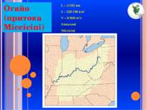 Огайо (притока Міссісіпі) L – 2 102 км S – 528 100 км² V – 8 000 м³/с Аппалач...