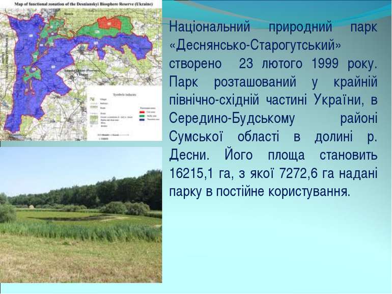 Національний природний парк «Деснянсько-Старогутський» створено 23 лютого 199...