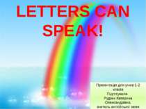 Letters can Speak