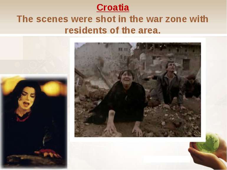 Croatia The scenes were shot in the war zone with residents of the area. 无忧...