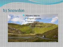b) Snowdon