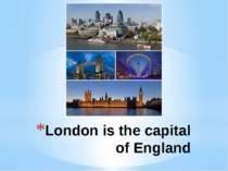London is the capital of England