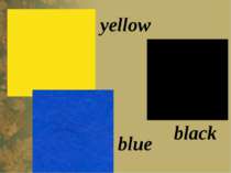 black yellow blue
