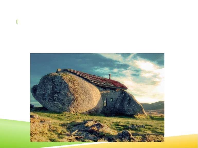This stone house in Portugal is a good example of how the elements of nature ...
