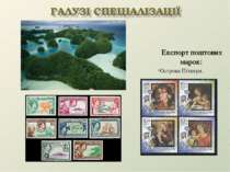 Експорт поштових марок: Острови Піткерн.