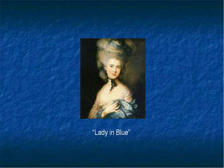 “Lady in Blue”