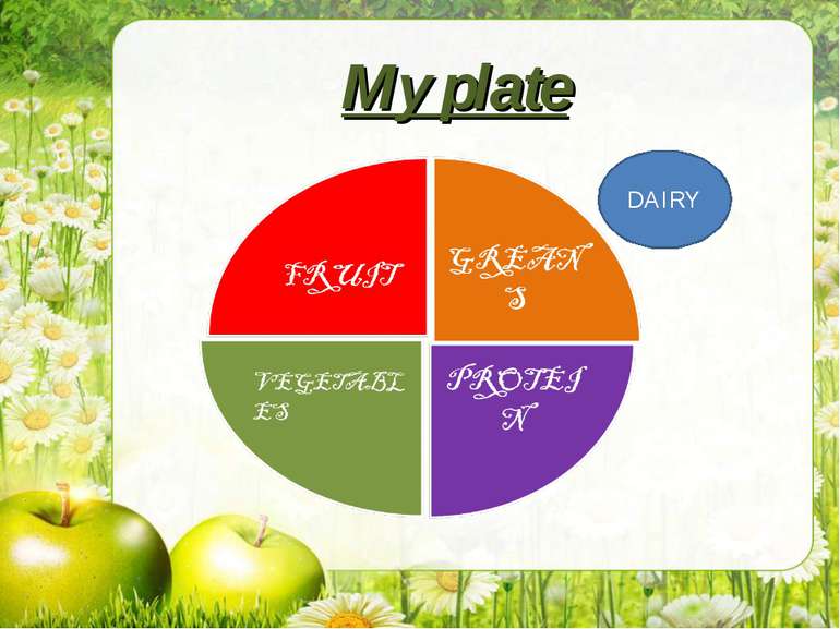 My plate DAIRY