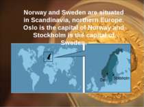 Norway and Sweden are situated in Scandinavia, northern Europe. Oslo is the c...