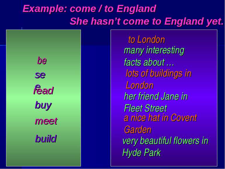 be see read buy meet build to London many interesting facts about … lots of b...