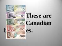 These are Canadian banknotes.