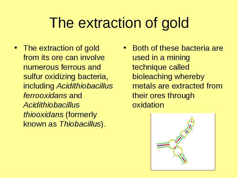 The extraction of gold The extraction of gold from its ore can involve numero...