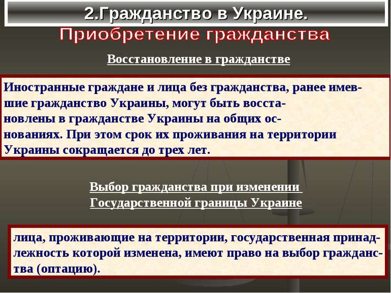 2.Гражданство в Украине. Восстановление в гражданстве Иностранные граждане и ...