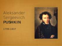 Alexander Sergeevich Pushkin
