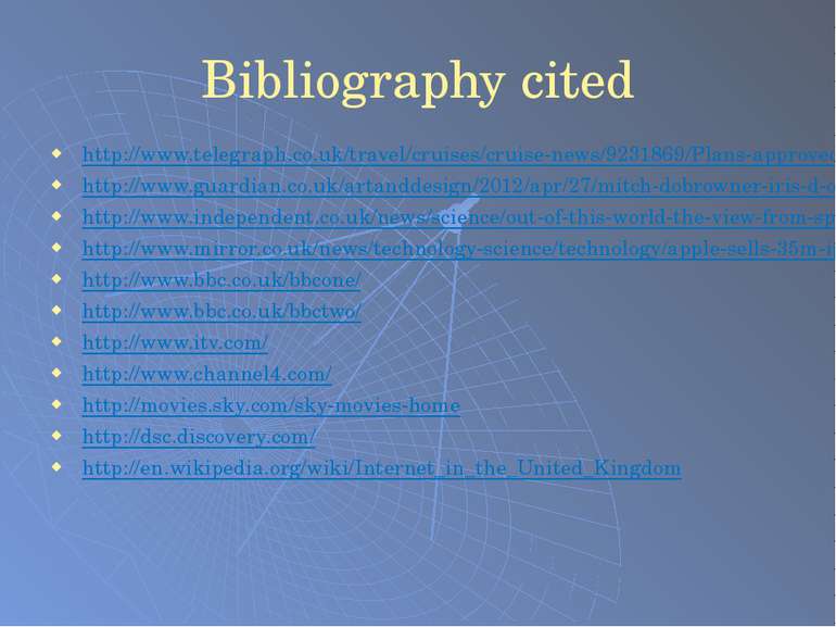 Bibliography cited http://www.telegraph.co.uk/travel/cruises/cruise-news/9231...