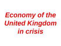 The UK in crisis