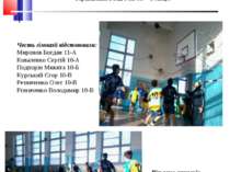 28 січня відбувся районний турнір з баскетболу серед команд юнаків, присвячен...