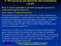 * 6. Методологія для проектів між комапніями (11/15) Фаза 3: Аналіз сценаріїв...