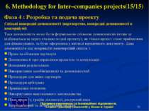 * 6. Methodology for Inter–companies projects(15/15) Фаза 4 : Розробка та под...