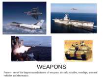 WEAPONS France - one of the largest manufacturers of weapons: aircraft, missi...