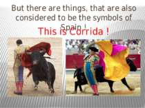 But there are things, that are also considered to be the symbols of Spain ! T...