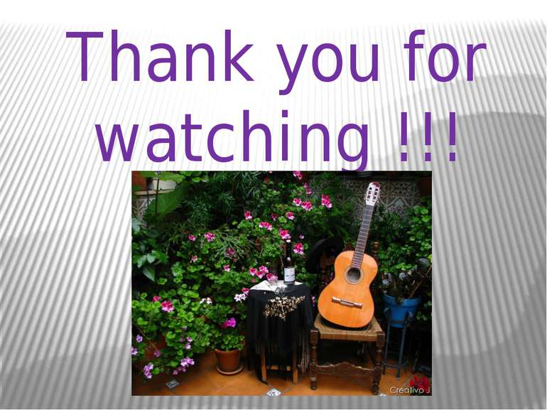 Thank you for watching !!!