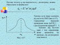 Питому теплоту q, що виділяється у діелектрику, можна обрахувати за формулою:...