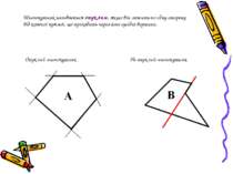 Многокутник називається опуклим, якщо він лежить по одну сторону від кожної п...