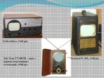 Hallicrafters, 1948 рік. Sentinal IU-400, 1948 рік. Tele-Tone TV208TR – один ...