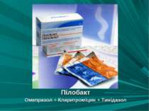 Пілобакт Омепразол + Кларитроміцин + Тинідазол