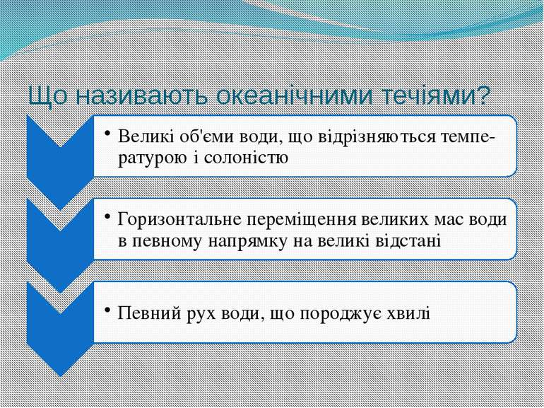 Що називають океанічними течіями?