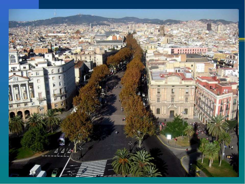 Известные улицы стран. Улица Рамбла в Барселоне. Бульвары в разных странах.