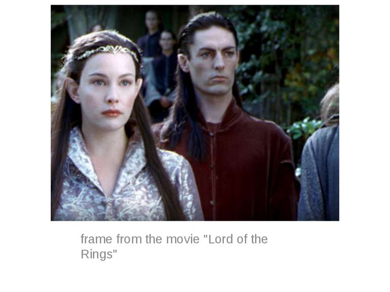 frame from the movie "Lord of the Rings"