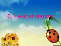 6. Lexical station