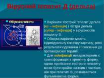 Вірусний гепатит Д (дельта) Варіанти: гострий гепатит дельта (ко – інфекція) ...