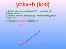 y=kx+b (k&gt;0)