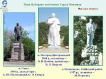 Одеська область Вінок Кобзареві: пам’ятники Тарасу Шевченку м. Одеса 1966 р.,...