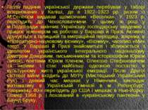 Після падіння української держави перебував у таборі інтернованих у Каліші, д...