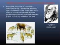 Основні положення еволюційного вчення Ч.Дарвіна Ч.Дарвін (1809 -1882) Наслідк...