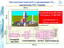 Чисті вугільні технології з уловлюванням СО2 – перспектива ТЕС України 400 м *