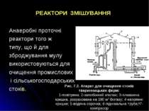 * РЕАКТОРИ ЗМІШУВАННЯ Анаеробні проточні реактори того ж типу, що й для зброд...