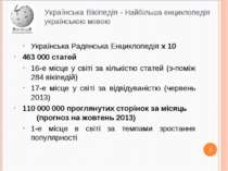 Українська Вікіпедія - Найбільша енциклопедія українською мовою Українська Ра...