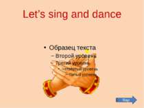 Let’s sing and dance Rap